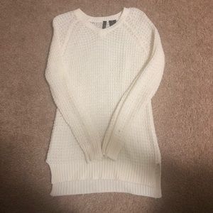 White Sweater Kids Medium Lightweight
